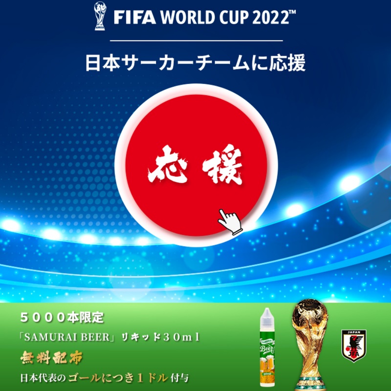 FIFA WORLD CUP 2022 応援キャンペーン by HiLIQ